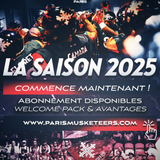 Abonnement Saison 2025 - Paris Musketeers