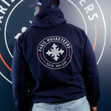 Hoodie "Navy Cardinal"