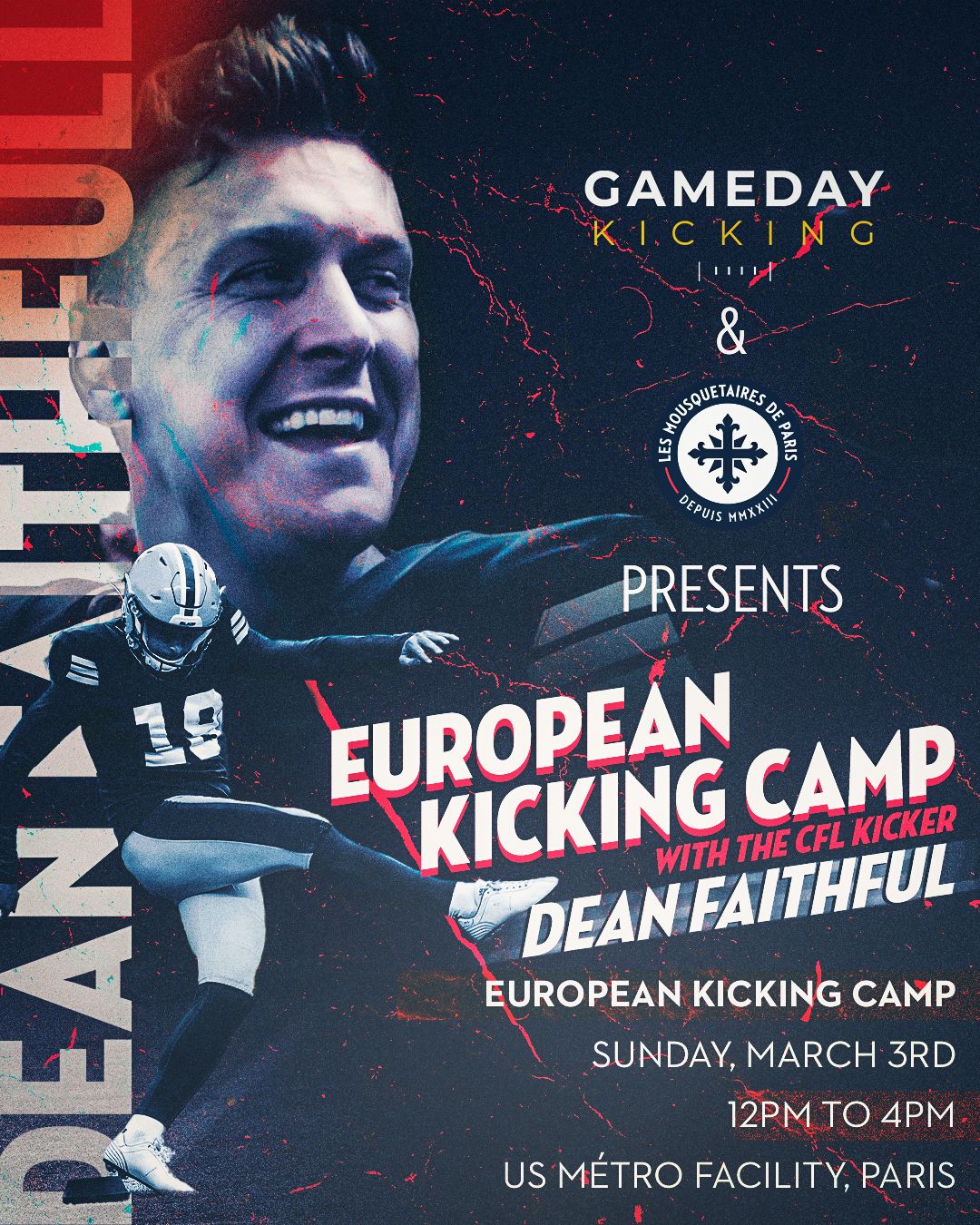 European Kicking Camp avec CFL Kicker Dean Faithful