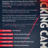 European Kicking Camp avec CFL Kicker Dean Faithful