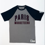Baseball Tee Paris Musketeers Grey / Navy
