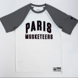 Baseball Tee Paris Musketeers White / Grey