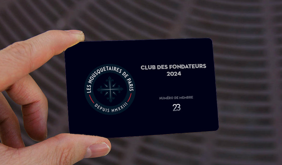Adhésion au Club des Fondateurs des Mousquetaires de Paris 2024