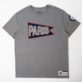 Tee Paris Grey écriture Navy - Paris Musketeers
